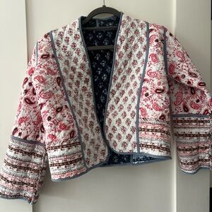 Reversible quilted jacket size small
